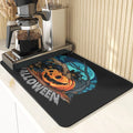 Axyaa Pumpkin Pattern Table Mats & Cup Stand: Halloween Style Dining Accessories