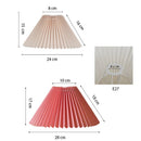Axyaa Pleated Lampshade Cover for E27 Lighting Accessories
