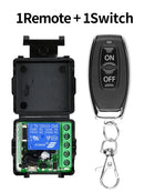 Axyaa Wireless Switch Remote Control Relay Receiver LED Light Door Lock