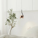 Axyaa LED Pendant Lamp: Adjustable Height Round Hanging Light for Living Room