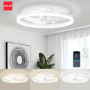 Axyaa 50CM Ceiling Chandelier Fan Remote Control Low Profile Reversible Motor