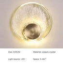 Axyaa Crystal Wall Lamp: Luxury Bedroom Bedside Acrylic Wall Light, Simple Living Room Decor