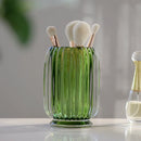 Axyaa Glass Makeup Brushes Holder & Cosmetic Organizer Box