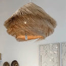 Axyaa Rattan Wicker Pendant Lights Chandelier for Home Decor & Lighting