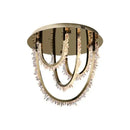 Axyaa Crystal LED Ceiling Light: Modern Designer Luxury Ceiling Lamp for Home Decoration