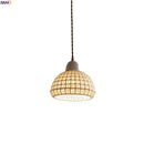 Axyaa White Ceramic Shade LED Pendant Chandelier - Vintage Loft Industrial Hanging Lamp