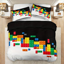 Axyaa Building Block Interlocking Quilt Cover Set - Four Seasons Home Essentials
