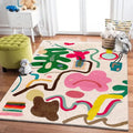 Axyaa Cartoon Girl Bedroom Carpet, Baby Crawling Mat, Plush Soft Rug