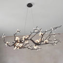Axyaa LED Branch Chandelier: All Copper, Creative Design for Home and Lobby Lighting