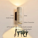 Axyaa Vintage LED Wall Lights for Living Room, Bathroom, Bedroom - Columnar Stone Design