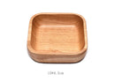 Axyaa Wooden Fruit Salad Bowl Plate | Retro Tableware Tea Tray Dessert Snack Plate