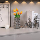 Axyaa Nordic Luxury Vase: High-End Living Room Decor & Ornament