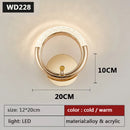 Axyaa Nordic Luxury Wall Lamp Bedroom Sconce Aisle Fashion Luminaria