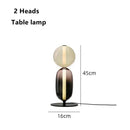 Axyaa Candy Style Glass LED Floor Lamp Table for Bedroom, Living Room