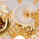 Axyaa Modern Pendant Chandeliers Staircase LED Lighting for Living Room