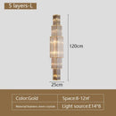 Axyaa Large Crystal Wall Lamp for Luxury Hotel Lobby, Club, Villa, Living Room