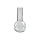 Axyaa Transparent Candy Glass Vase for Home Decor and Flower Display