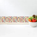 Axyaa Self-Adhesive Mosaic Wall Borders: Waterproof, Modern Decor for Bathroom & Kitchen