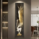 Axyaa Modern Crystal Porcelain LED Wall Lamp for Home Decor