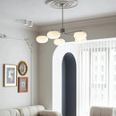 Axyaa Milk White Glass Nordic Bauhaus Pendant Lamp for Living, Bedroom, Dining Room