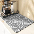 Axyaa Lattice Pattern Diatomaceous Earth Table Mat Set