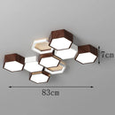 Axyaa Smart LED Ceiling Light for Nordic Home Decor, Dimmable Bedroom Salon Lighting