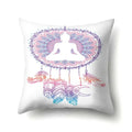 Axyaa Cartoon Eye Pattern Plush Cushion Cover 45x45cm Buddha Head Pillow Cover