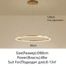 Axyaa Modern LED Pendant Chandelier for Living Room Restaurant Bedroom Lighting
