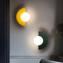 Axyaa Nordic LED Plastic Ball Wall Lamp for Home Decor Lightings