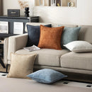 Axyaa Chenille Cushion Cover in Blue Grey