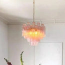 Axyaa Glass Chandelier Light: Elegant French Home Decor for Living Room, Bedroom, Hotel, Staircase.