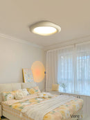 Axyaa Resin Cream Ceiling Lamp: Modern Minimalist Master Bedroom Light