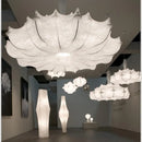 Axyaa Airship Silk Nordic Chandelier for Bedroom, Living Room, Dining Room - LED