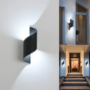Axyaa 12W LED Wall Light, IP65 Waterproof Indoor Outdoor Up Down Lamp for Garden, Porch, Balcony
