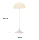 Axyaa White LED Floor Lamp Modern Style Elegant Standing Lamp for Home Decor