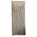 Axyaa Macrame Cotton Door Curtain Tapestry Wall Art Boho Wedding Backdrop Tapestry