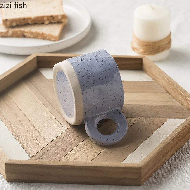 Axya Irregular Ceramic Coffee Mug for Home and Office Use