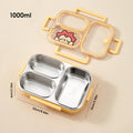 Axyaa Stainless Steel Lunch Box with Compartments - Large Capacity Bento Box