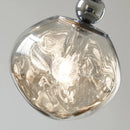 Axyaa Nordic Luxury Round Chandelier for Bar Counter, Bedroom, and Restaurant, Postmodern Lava Lamp