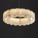 Axyaa Luxury Marble LED Chandelier for Dining Room