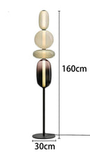 Axyaa Glass Floor Lamp Living Room Bedroom Lollipop Headboard INS Desk Lamp Sofa Ambient Light