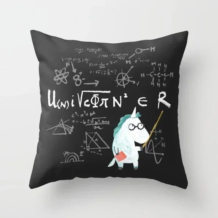 Axyaa Cartoon Animal Pillowcase: Office Car Seat Decor, Sofa Bedroom Cute Pillowcase