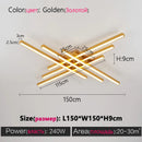 Nordic style Axyaa LED chandelier ceiling lamp for bedroom and living room