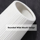 Axyaa Large White Floor Vase for Modern Home Decor