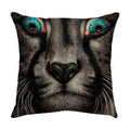 Axyaa Black Cat Cartoon Decorative Cushion Cover