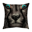 Axyaa Black Cat Cartoon Decorative Cushion Cover