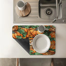 Axyaa Halloween Pumpkin Kitchen Drying Mat Absorbent Anti-slip Bathroom Drain Pad