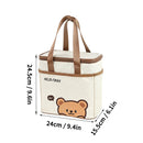 Axyaa Insulated Lunch Bag: Large Capacity, Waterproof, Thermal Food Storage Bag.