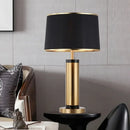 Axyaa Black Gold LED Table Lamp - Contemporary Vintage Design