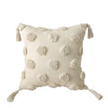 Axyaa Embroidered Floral Pillow Case - Light Luxury Decor Home Square Cushion Cover